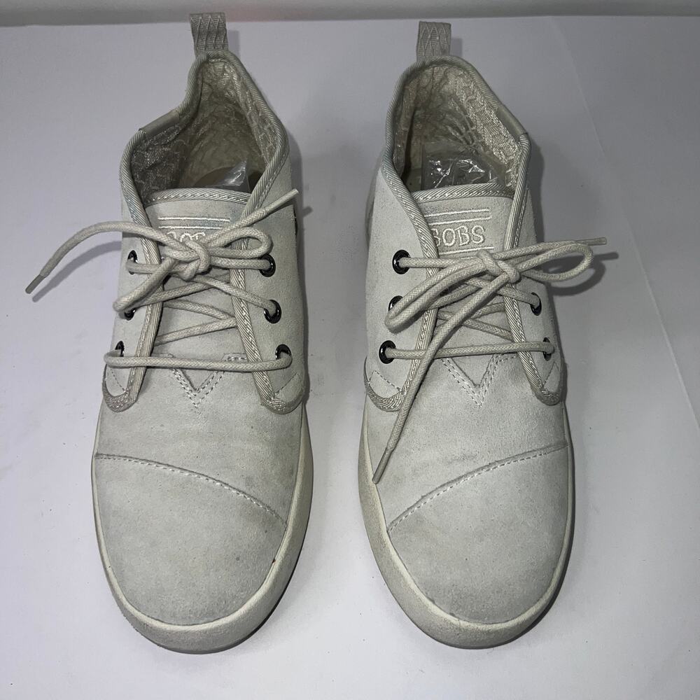 BOBS By Sketchers  Memory Foam Comfort Booties Suede Leather Size 7